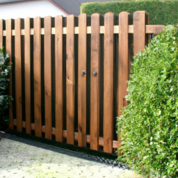 Portillon en Bois Rustique pour un Accueil Chaleureux Cambrai